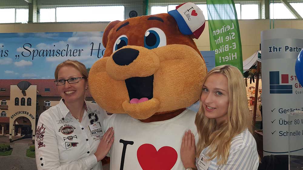 Stahlhandel Gröditz am Messestand in Elsterwerda