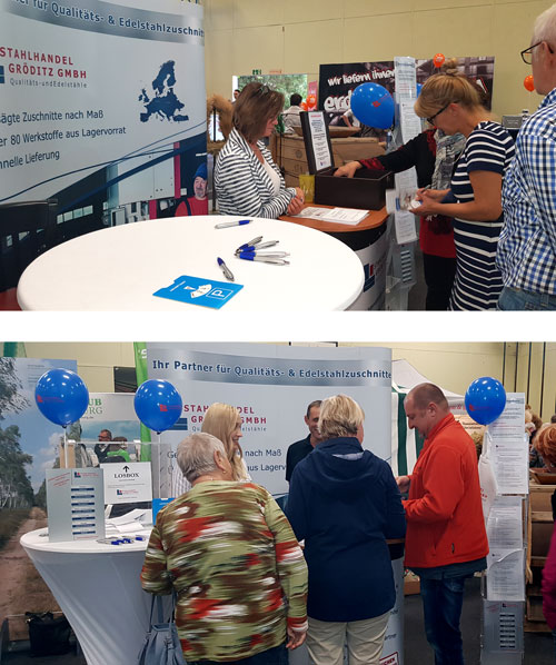 Stahlhandel Gröditz beim Erntedankfest der Lausitz Stahlhandel Gröditz GmbH präsentiert sich beim Erntedankfest der Lausitz in Elsterwerda