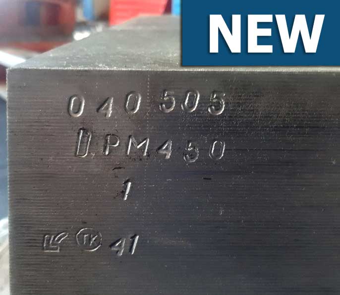 Sawn blanks from Powder Steel – now available from stock 
