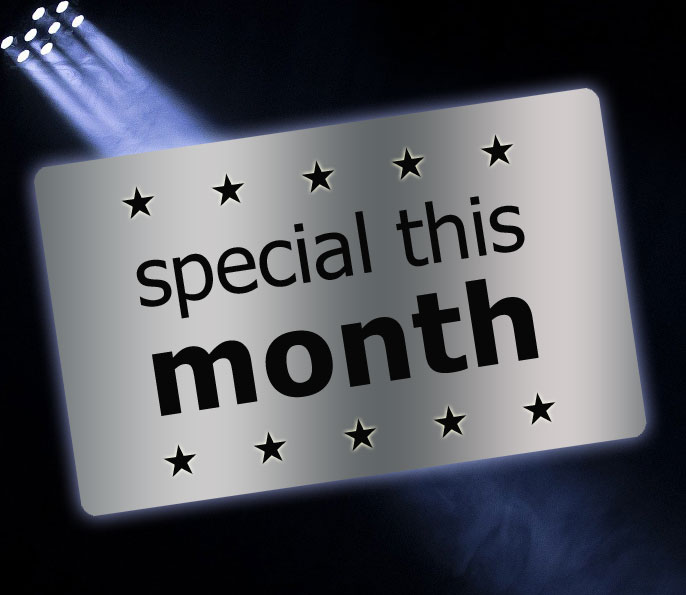 Special this month